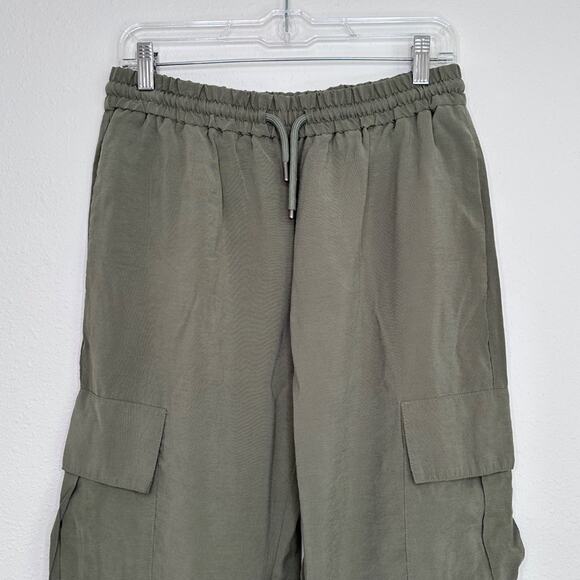 Zara Cargo Joggers, Olive Green, Size Medium - Picture 5 of 10